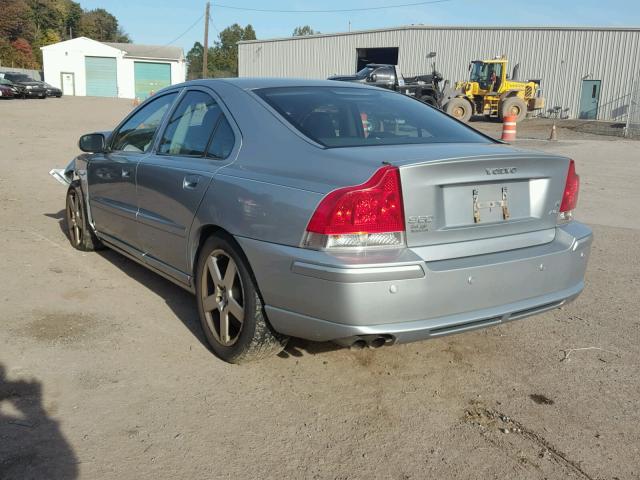 YV1RH527872645351 - 2007 VOLVO S60 R SILVER photo 3