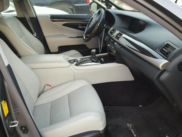 JTHBL5EF2E5130588 - 2014 LEXUS LS 460 GRAY photo 5