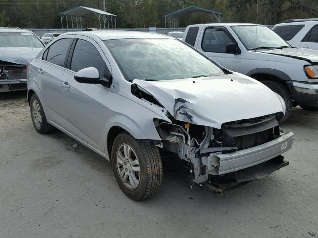 1G1JC5SH1C4163029 - 2012 CHEVROLET SONIC LT SILVER photo 1