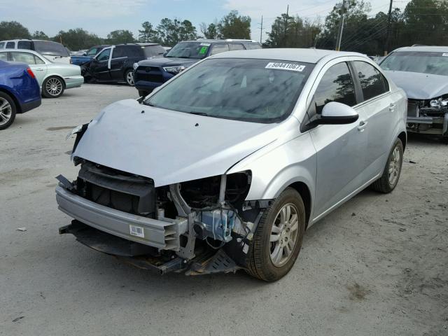 1G1JC5SH1C4163029 - 2012 CHEVROLET SONIC LT SILVER photo 2