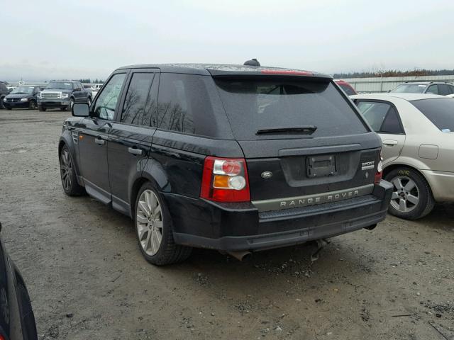 SALSH23476A961766 - 2006 LAND ROVER RANGE ROVE BLACK photo 3