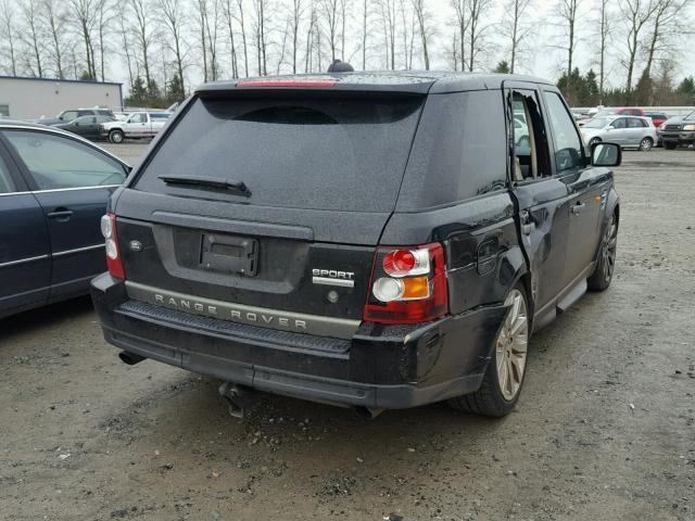 SALSH23476A961766 - 2006 LAND ROVER RANGE ROVE BLACK photo 4