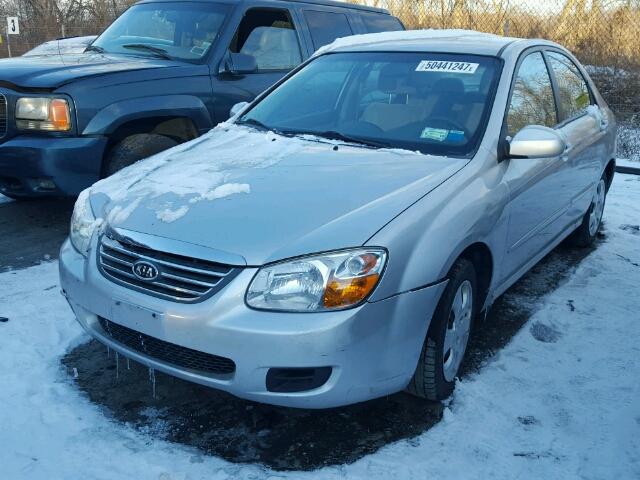 KNAFE121785527651 - 2008 KIA SPECTRA EX GRAY photo 2