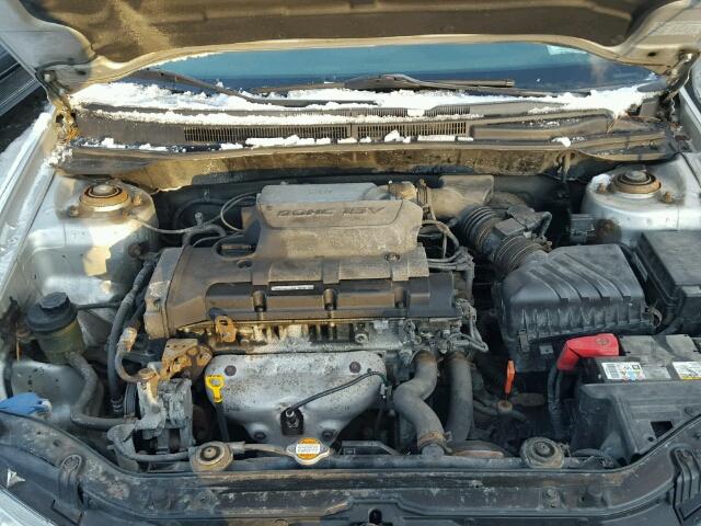 KNAFE121785527651 - 2008 KIA SPECTRA EX GRAY photo 7