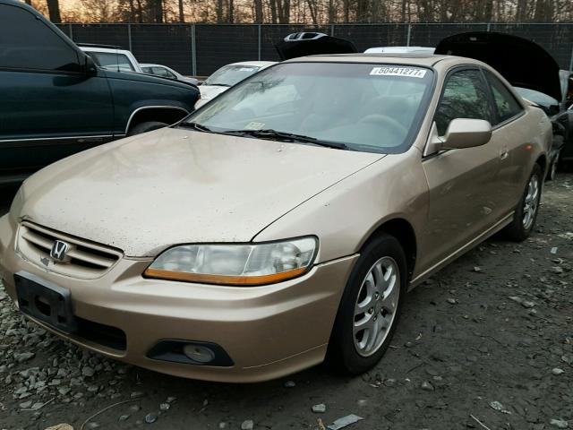 1HGCG22512A017434 - 2002 HONDA ACCORD EX GOLD photo 2