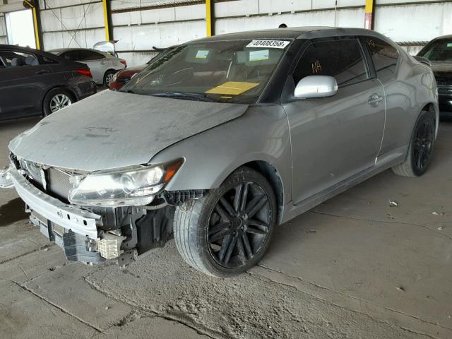 JTKJF5C72D3055197 - 2013 TOYOTA SCION TC 银色 照片 2