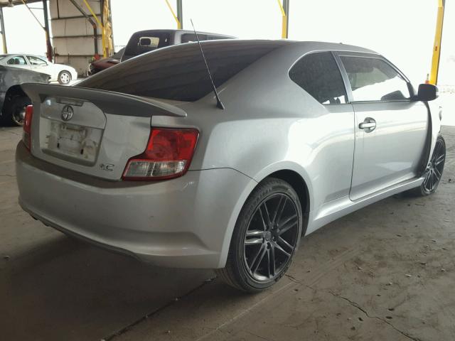 JTKJF5C72D3055197 - 2013 TOYOTA SCION TC 银色 照片 4