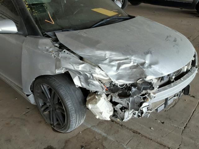 JTKJF5C72D3055197 - 2013 TOYOTA SCION TC 银色 照片 9