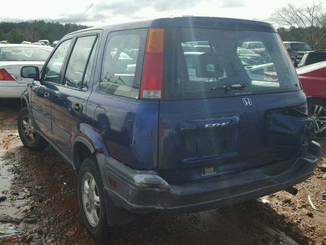 JHLRD1858VC011239 - 1997 HONDA CR-V LX BLUE photo 3