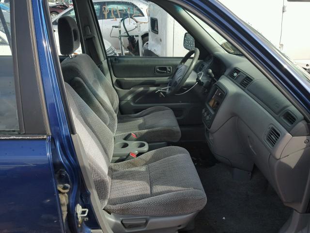 JHLRD1858VC011239 - 1997 HONDA CR-V LX BLUE photo 5