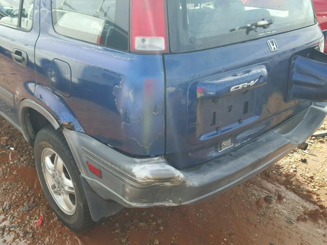 JHLRD1858VC011239 - 1997 HONDA CR-V LX BLUE photo 9