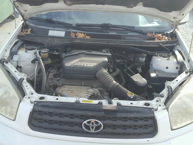 JTEGH20V330086483 - 2003 TOYOTA RAV4 WHITE photo 7