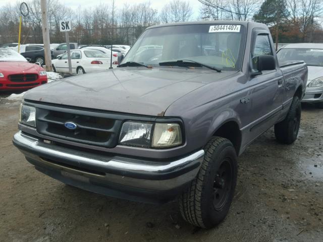 1FTCR10AXTTA43006 - 1996 FORD RANGER GRAY photo 2