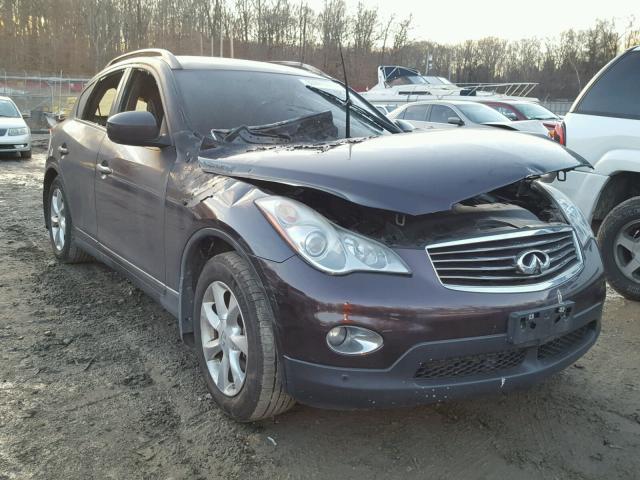 JN1AJ0HR7AM756393 - 2010 INFINITI EX35 BASE PURPLE photo 1