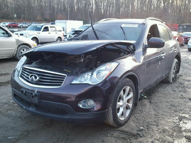 JN1AJ0HR7AM756393 - 2010 INFINITI EX35 BASE PURPLE photo 2