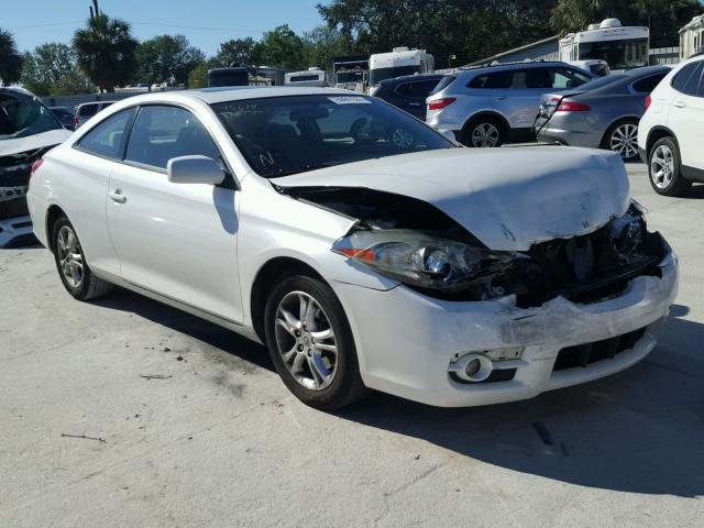 4T1CE30P47U755566 - 2007 TOYOTA CAMRY SOLA WHITE photo 1