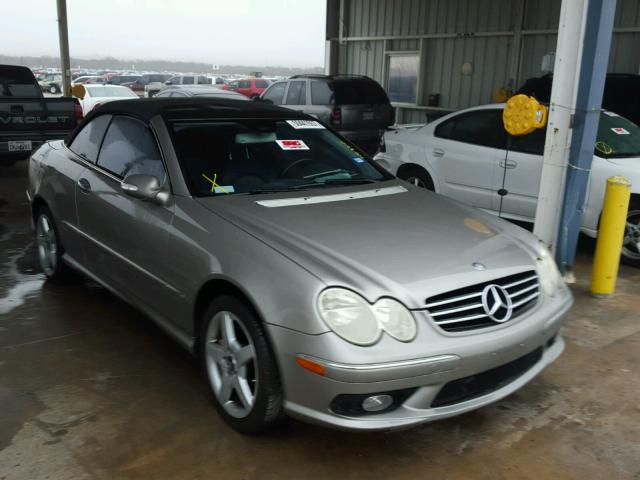 WDBTK75G75T036522 - 2005 MERCEDES-BENZ CLK 500 GRAY photo 1