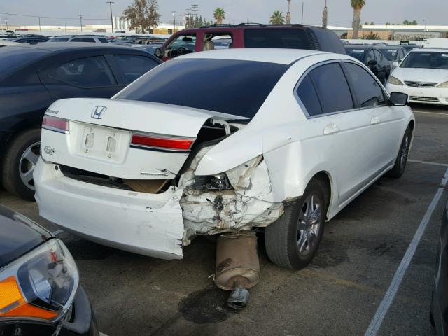 1HGCP2F67CA236659 - 2012 HONDA ACCORD SE WHITE photo 4