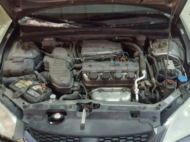 1HGEM22955L058842 - 2005 HONDA CIVIC EX GRAY photo 7