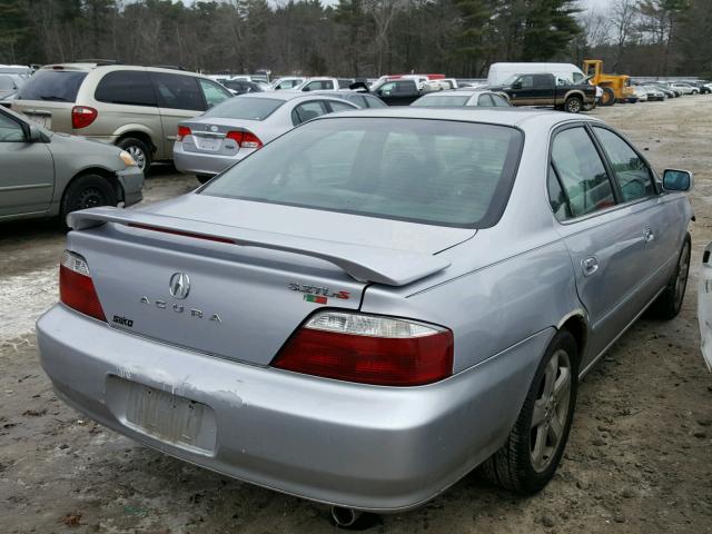 19UUA569X2A038089 - 2002 ACURA 3.2TL TYPE GRAY photo 4