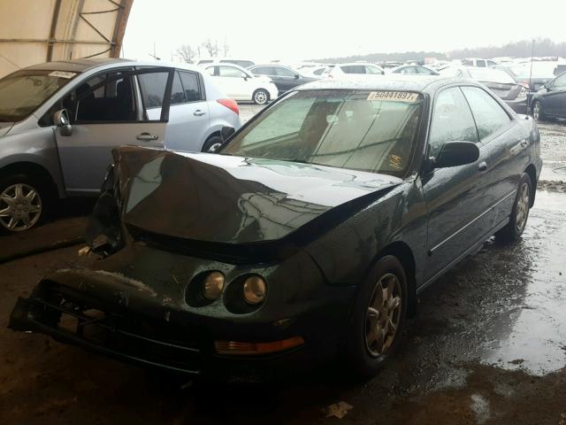 JH4DB7659VS006624 - 1997 ACURA INTEGRA LS GREEN photo 2