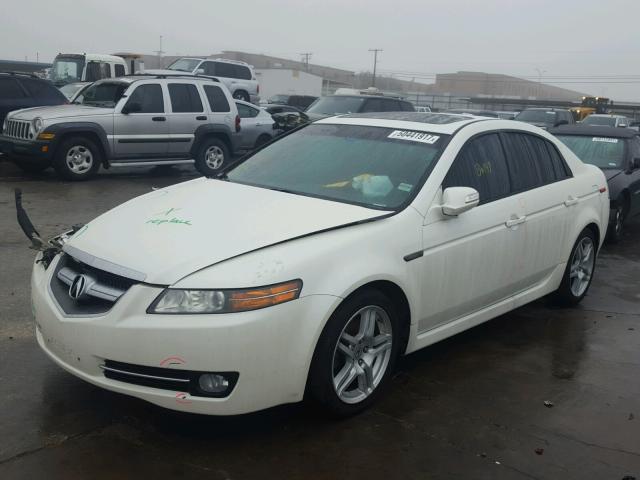 19UUA66278A022630 - 2008 ACURA TL WHITE photo 2