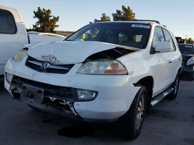 2HNYD18683H507244 - 2003 ACURA MDX TOURIN WHITE photo 2