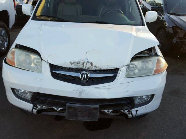 2HNYD18683H507244 - 2003 ACURA MDX TOURIN WHITE photo 7