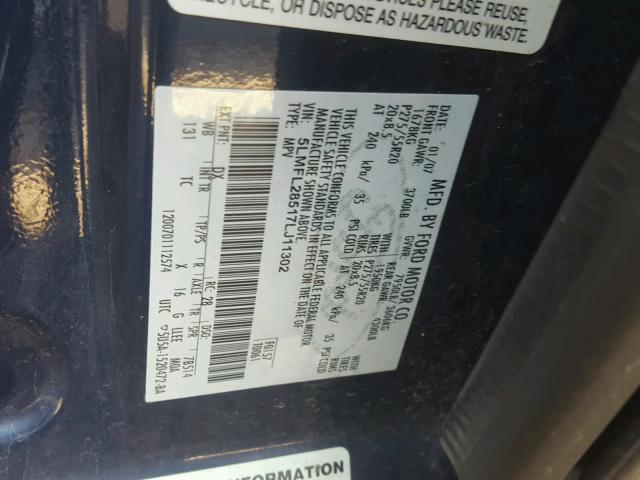 5LMFL28517LJ11302 - 2007 LINCOLN NAVIGATOR 蓝色 照片 10