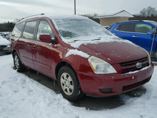 KNDMB233366051995 - 2006 KIA SEDONA EX RED photo 1