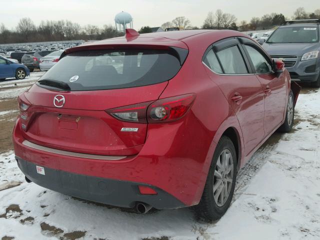 JM1BM1L74E1105265 - 2014 MAZDA 3 TOURING RED photo 4