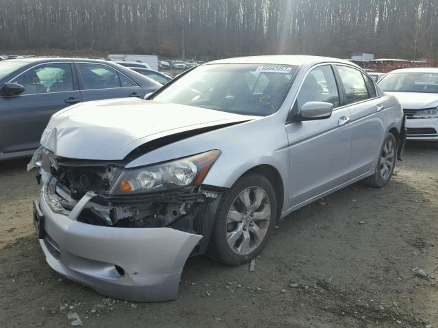 1HGCP36868A002639 - 2008 HONDA ACCORD EXL SILVER photo 2