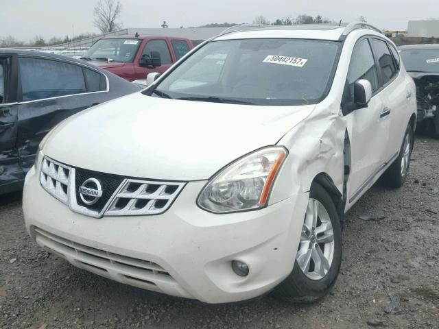 JN8AS5MT3CW276579 - 2012 NISSAN ROGUE S WHITE photo 2