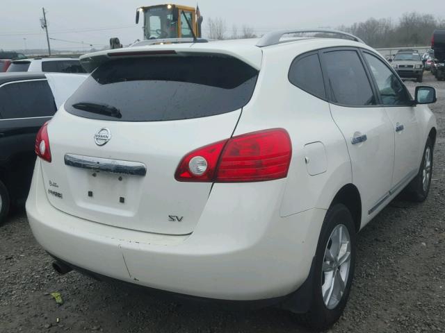 JN8AS5MT3CW276579 - 2012 NISSAN ROGUE S WHITE photo 4