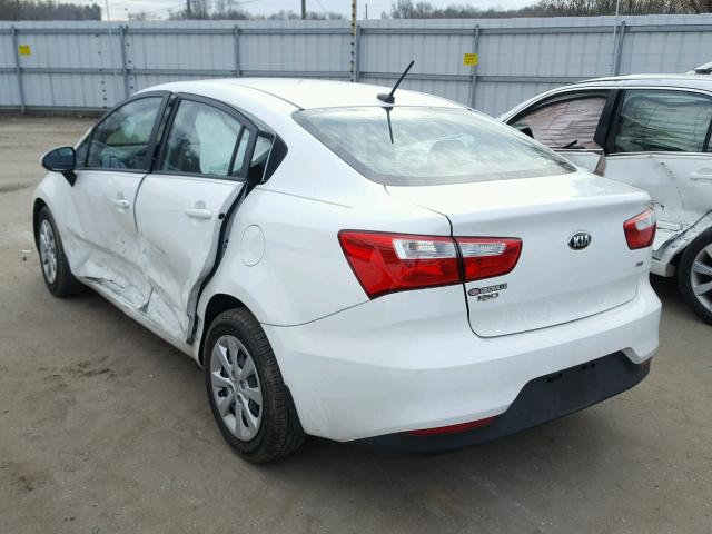 KNADM4A39G6640640 - 2016 KIA RIO LX Սպիտակ լուսանկար 3