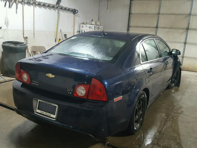 1G1ZG57BX8F177664 - 2008 CHEVROLET MALIBU LS BLUE photo 4