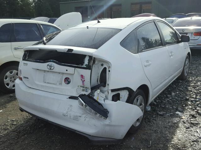 JTDKB20U587708801 - 2008 TOYOTA PRIUS WHITE photo 4