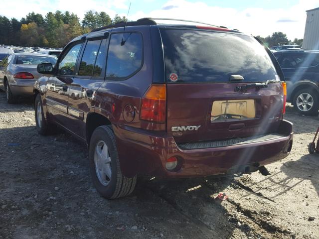 1GKDT13S322197088 - 2002 GMC ENVOY RED photo 3