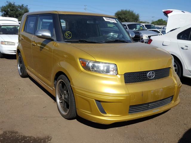 JTLKE50E081055741 - 2008 TOYOTA SCION XB ოქროსფერი ფოტო 1