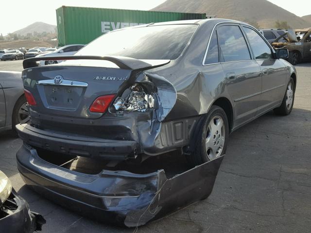 4T1BF28B14U373230 - 2004 TOYOTA AVALON XL GRAY photo 4