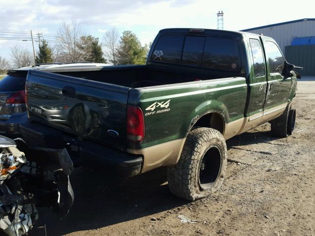 1FTSX31F5YEC91019 - 2000 FORD F350 SRW S GREEN photo 4