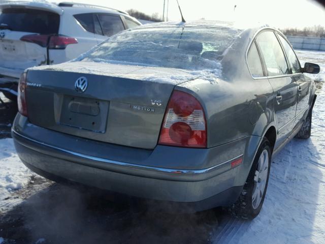 WVWTH63B81P275288 - 2001 VOLKSWAGEN PASSAT GLX 绿色 照片 4