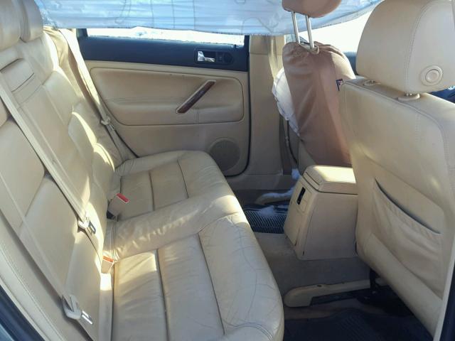 WVWTH63B81P275288 - 2001 VOLKSWAGEN PASSAT GLX 绿色 照片 6