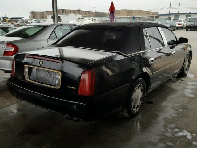 1G6KE57Y7YU337307 - 2000 CADILLAC DEVILLE DH BLACK photo 4