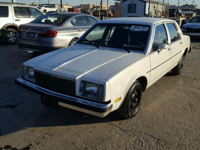 1G4AC6952BW134792 - 1981 BUICK SKYLARK X- WHITE photo 2