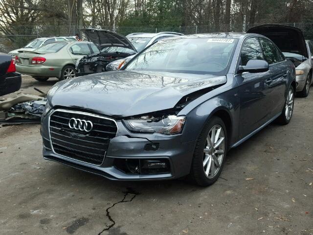 WAUAFAFL9GN004097 - 2016 AUDI A4 PREMIUM GRAY photo 2