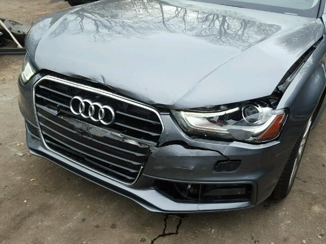 WAUAFAFL9GN004097 - 2016 AUDI A4 PREMIUM GRAY photo 9