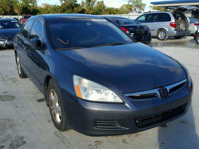 1HGCM563X7A207081 - 2007 HONDA ACCORD SE GRAY photo 1