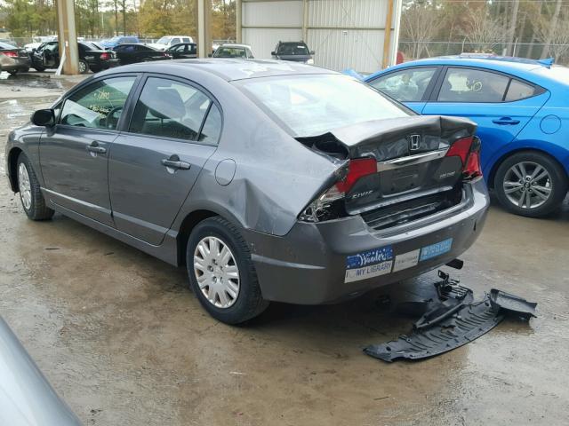 2HGFA1F33AH508136 - 2010 HONDA CIVIC VP CHARCOAL photo 3