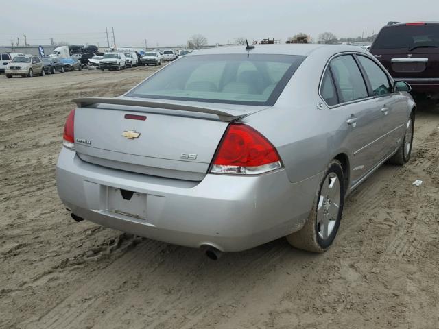 2G1WD58C069313955 - 2006 CHEVROLET IMPALA SUP 灰色 照片 4